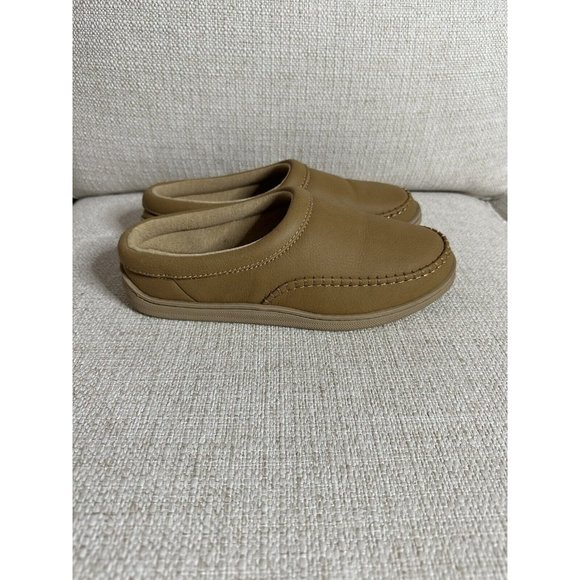 My Pillow Women's MySlippers All Season Slip-On Slippers Tan Size US 8 - Picture 4 of 6